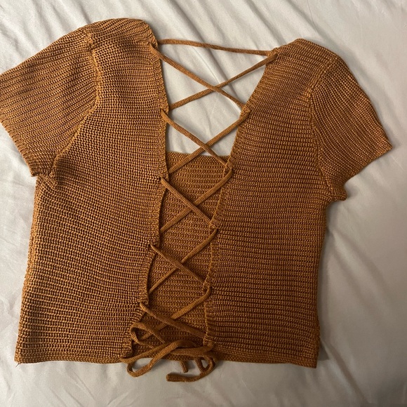 Brown Knitted Shirt - Picture 3 of 5
